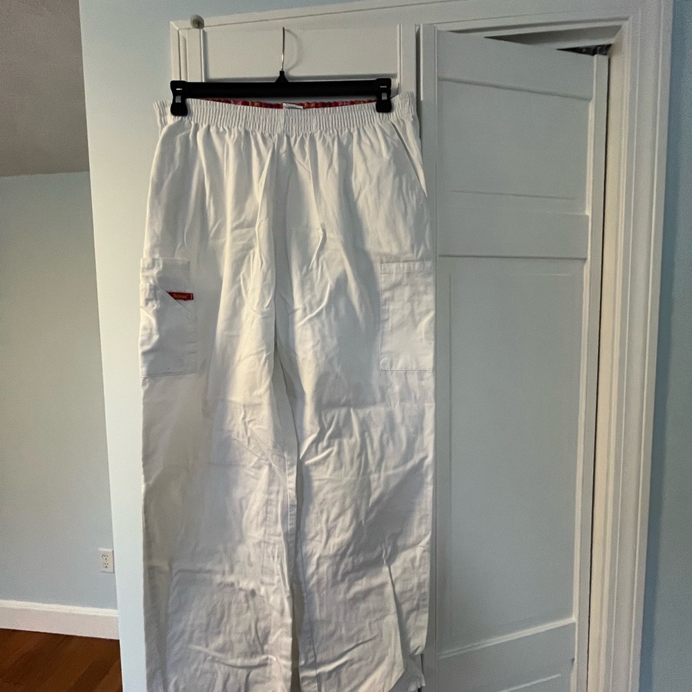 Dickies White EDS Signature Scrubs for Women